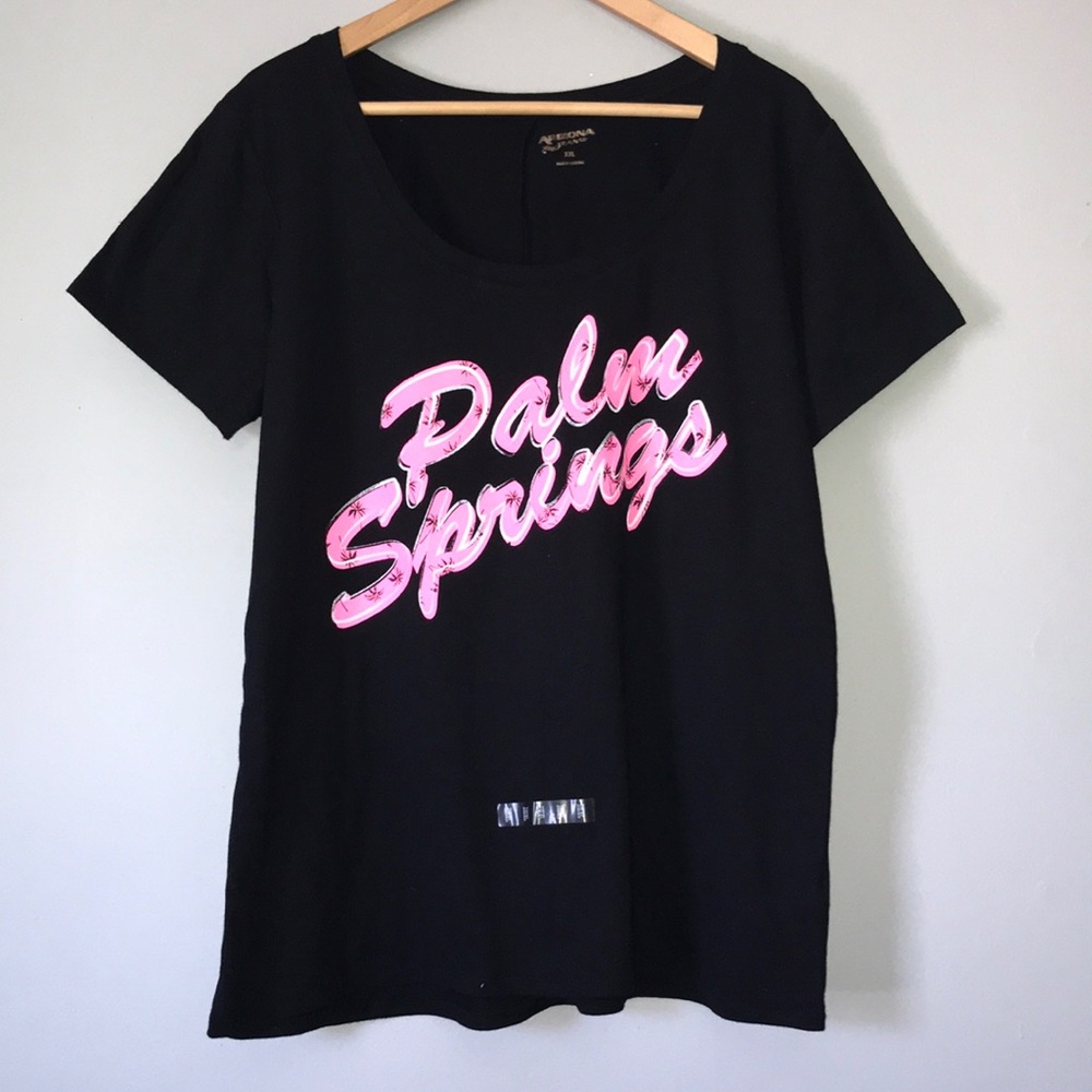 Arizona Jean Co. Palm Spring Graphic  Tee T-Shirt XXL Casual Everyday Cotton